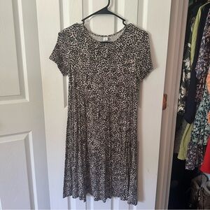 Animal print dress